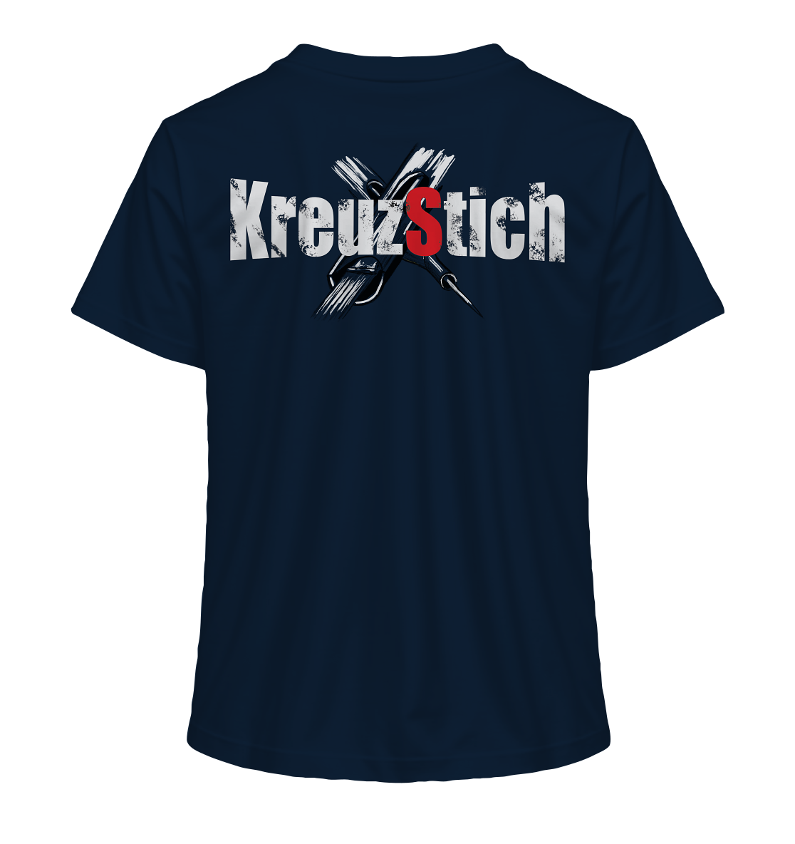Schlüse-Ink® Kreuzstich - Ladies Organic Shirt dunkel