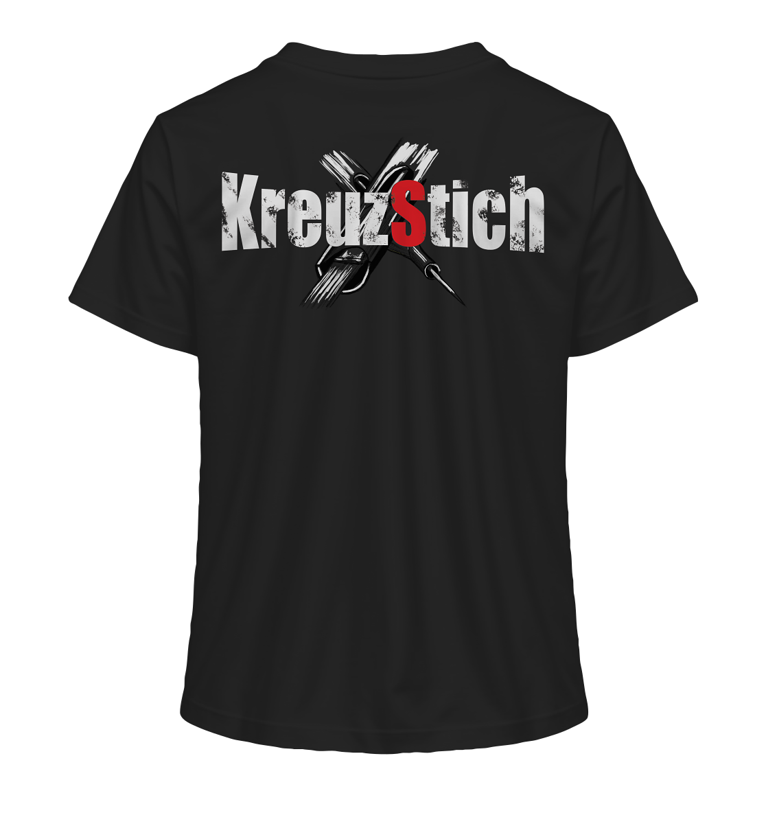 Schlüse-Ink® Kreuzstich - Ladies Organic Shirt dunkel