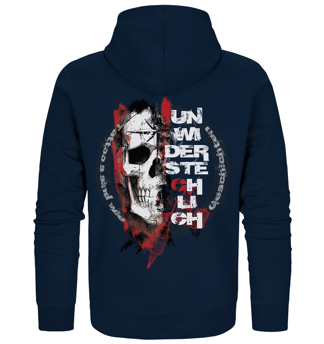 Schlüse-Ink ® Brand New Skull - Organic Zipper