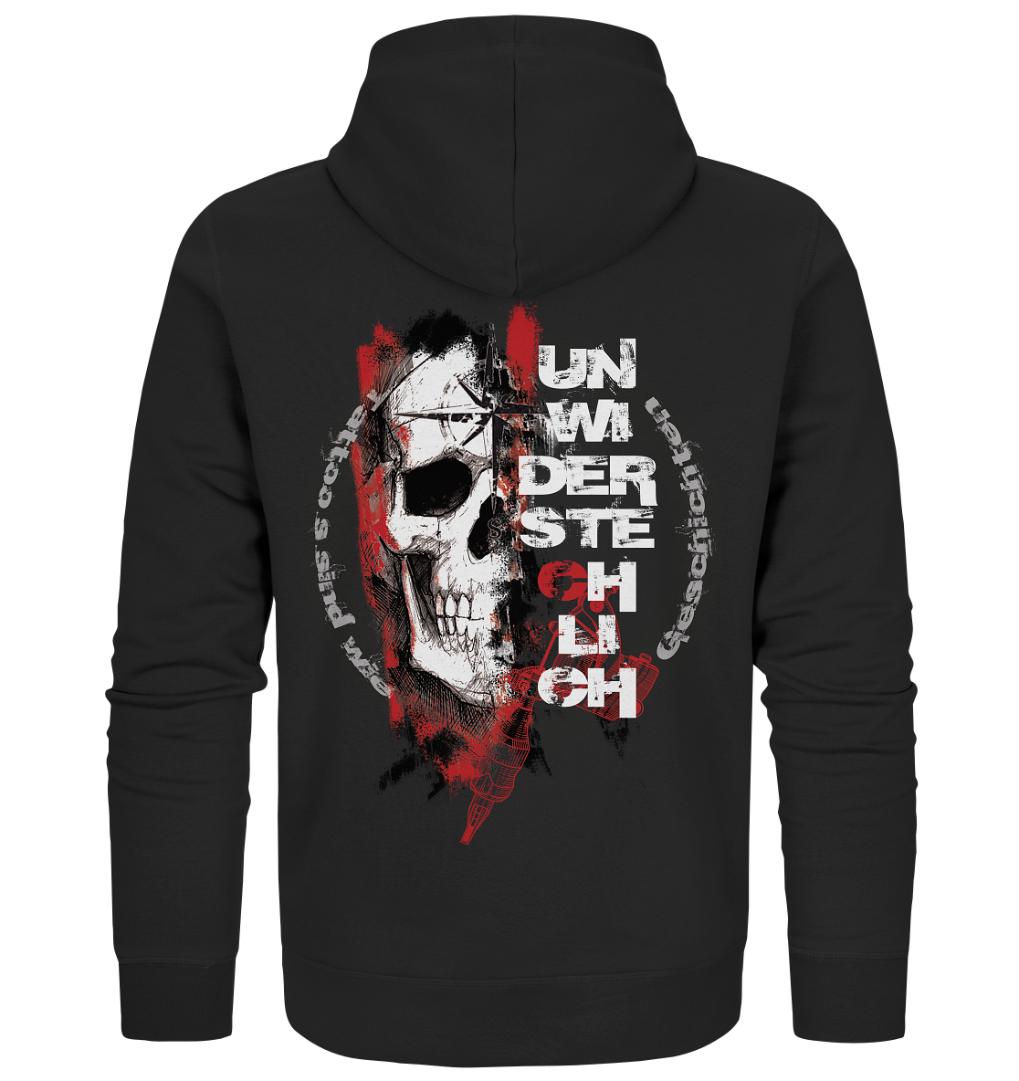 Schlüse-Ink ® Brand New Skull - Organic Zipper