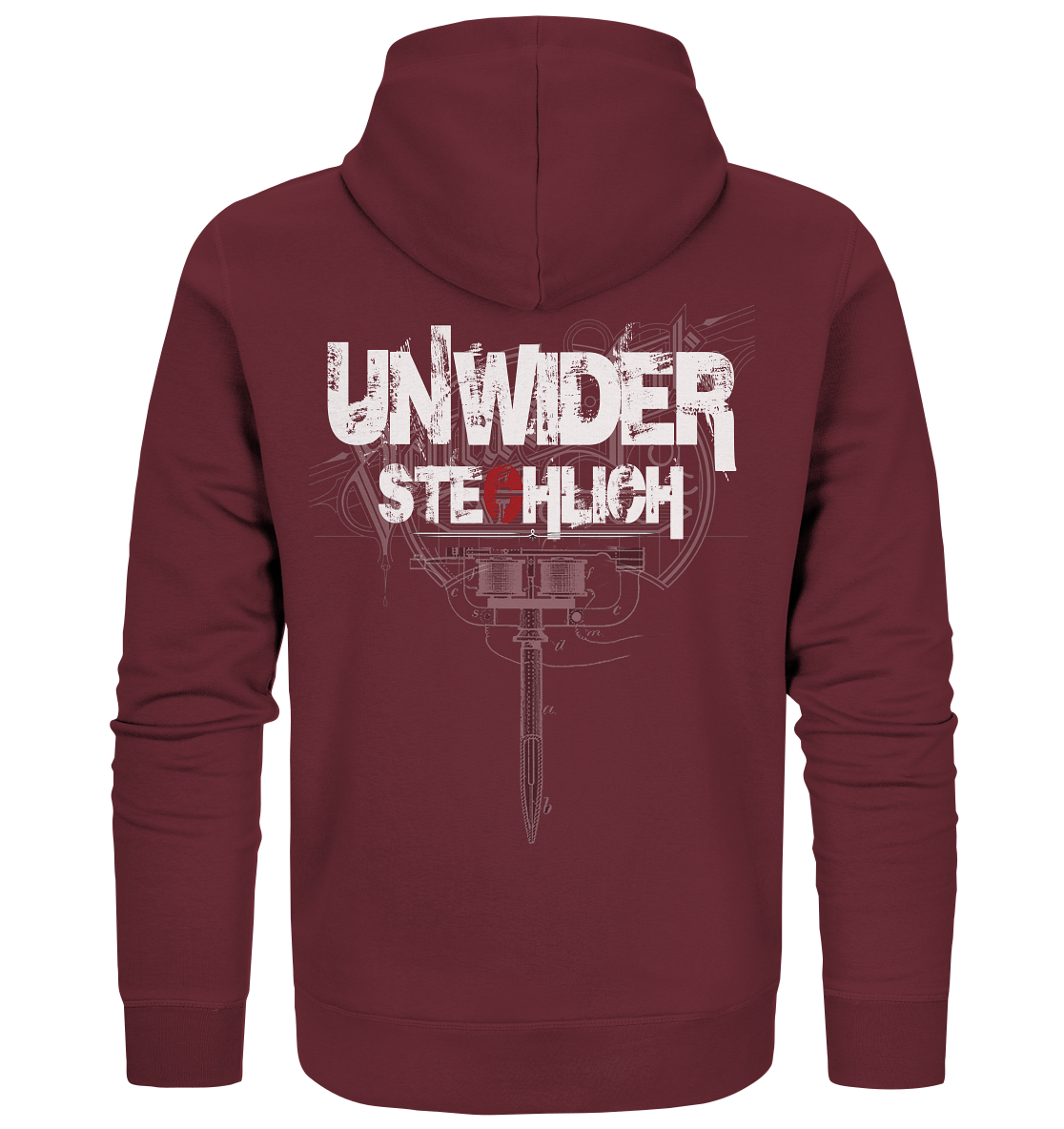 Schlüse-Ink® Unwiderstechlich - Organic Zipper dunkel