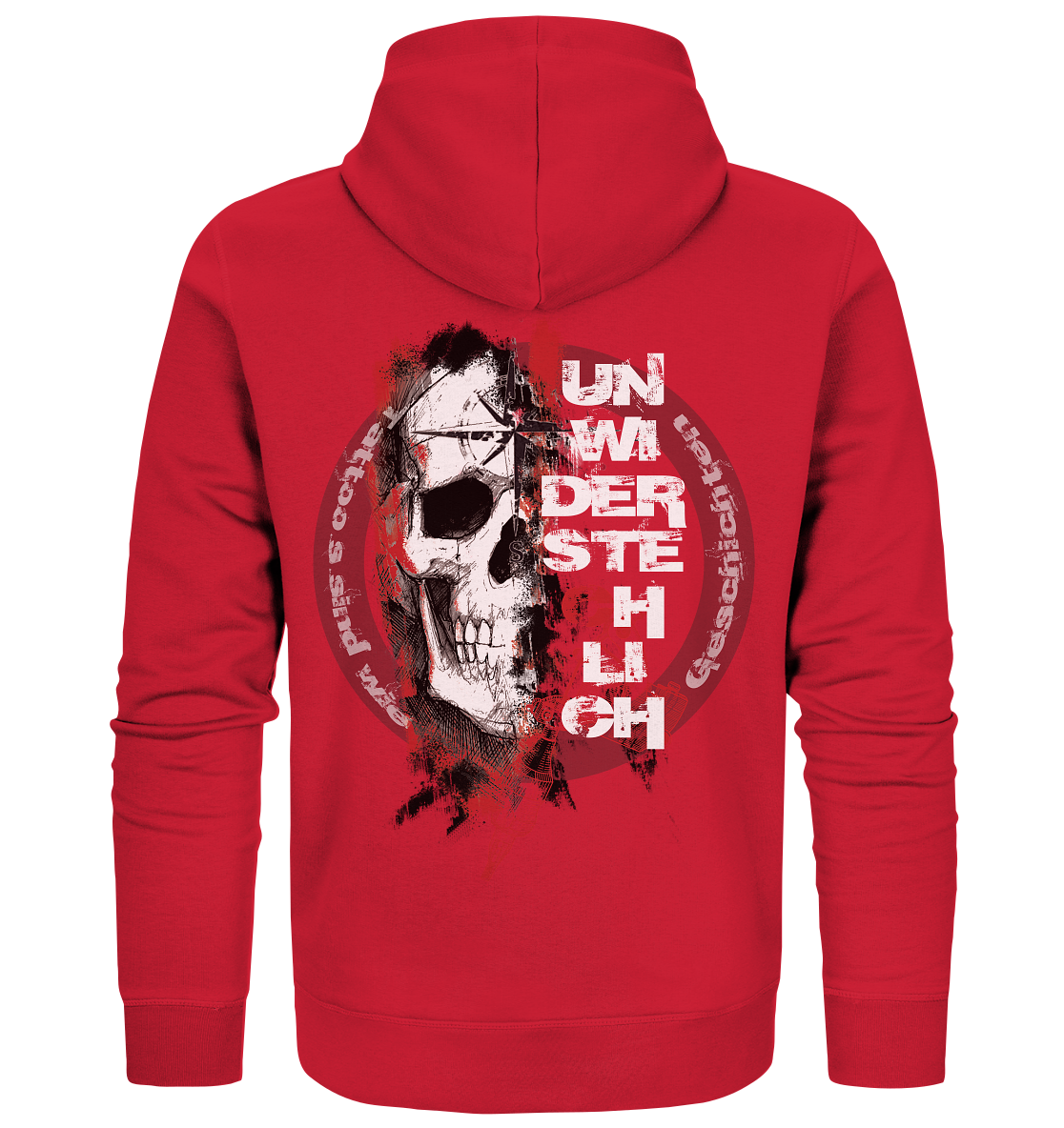 Schlüse-Ink ® Brand New Skull - Organic Zipper
