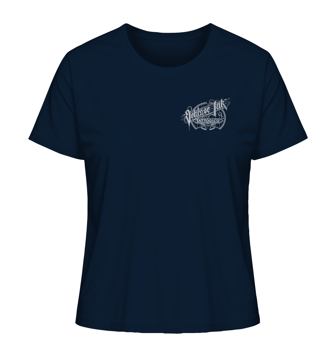 Schlüse-Ink® Kreuzstich - Ladies Organic Shirt dunkel