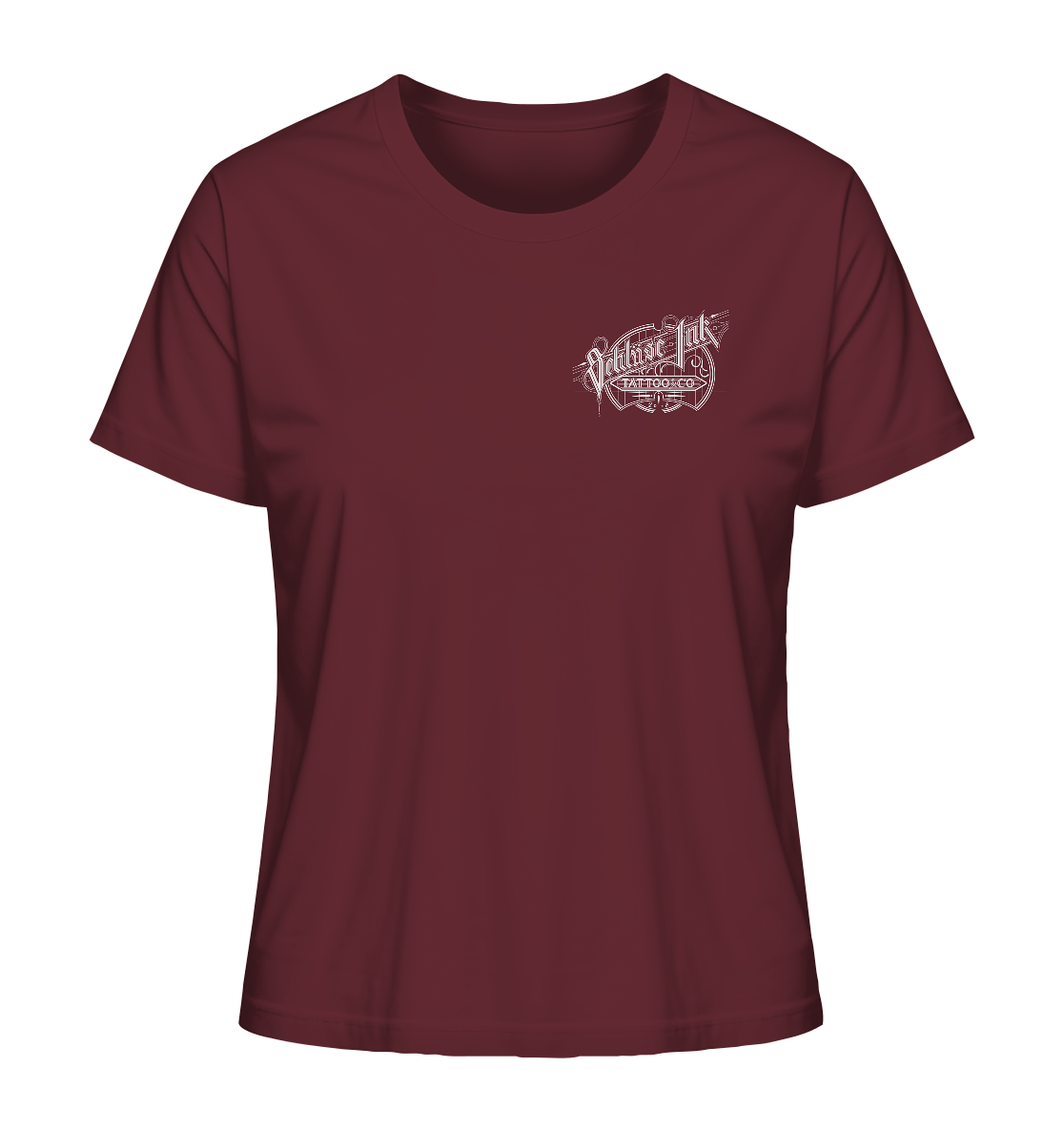 Schlüse-Ink® Kreuzstich - Ladies Organic Shirt dunkel