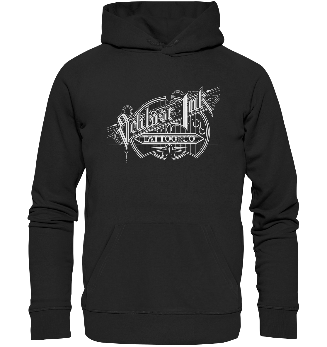 Schlüse-Ink® Unwiderstechlich - Organic Basic Hoodie dunkel