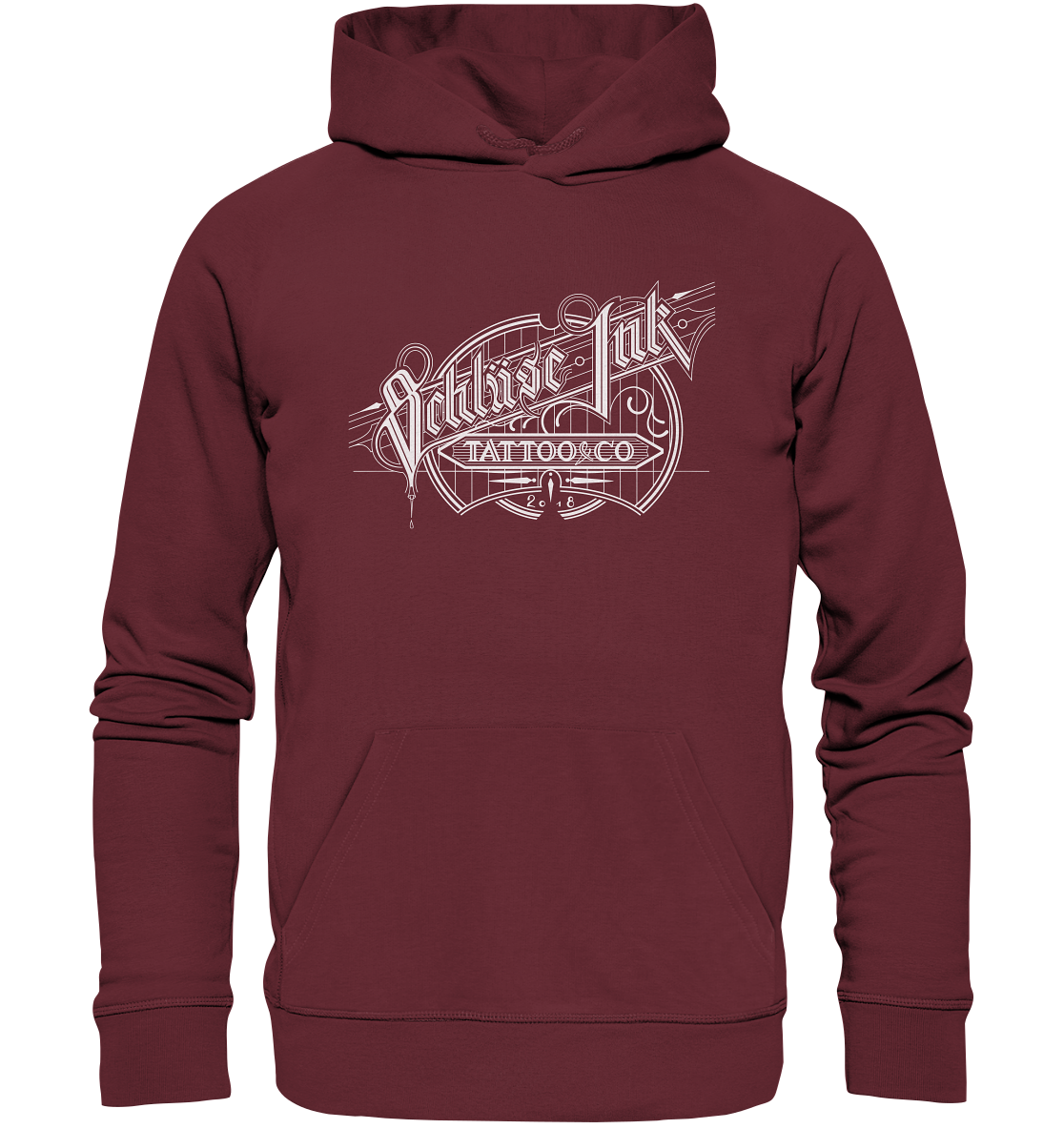 Schlüse-Ink® Unwiderstechlich - Organic Basic Hoodie dunkel