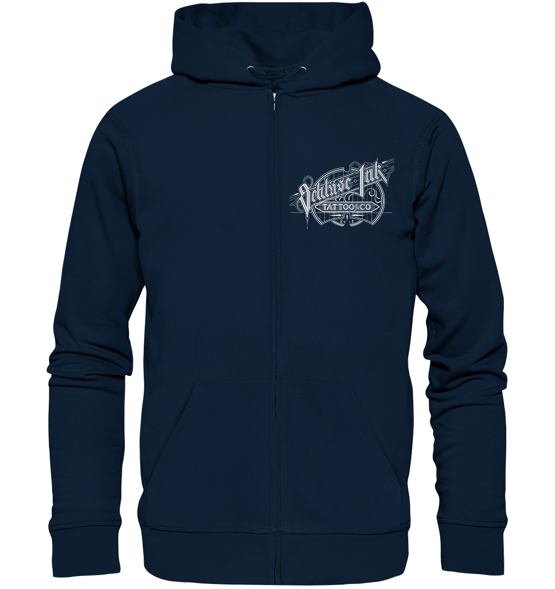 Schlüse-Ink ® Brand New Skull - Organic Zipper