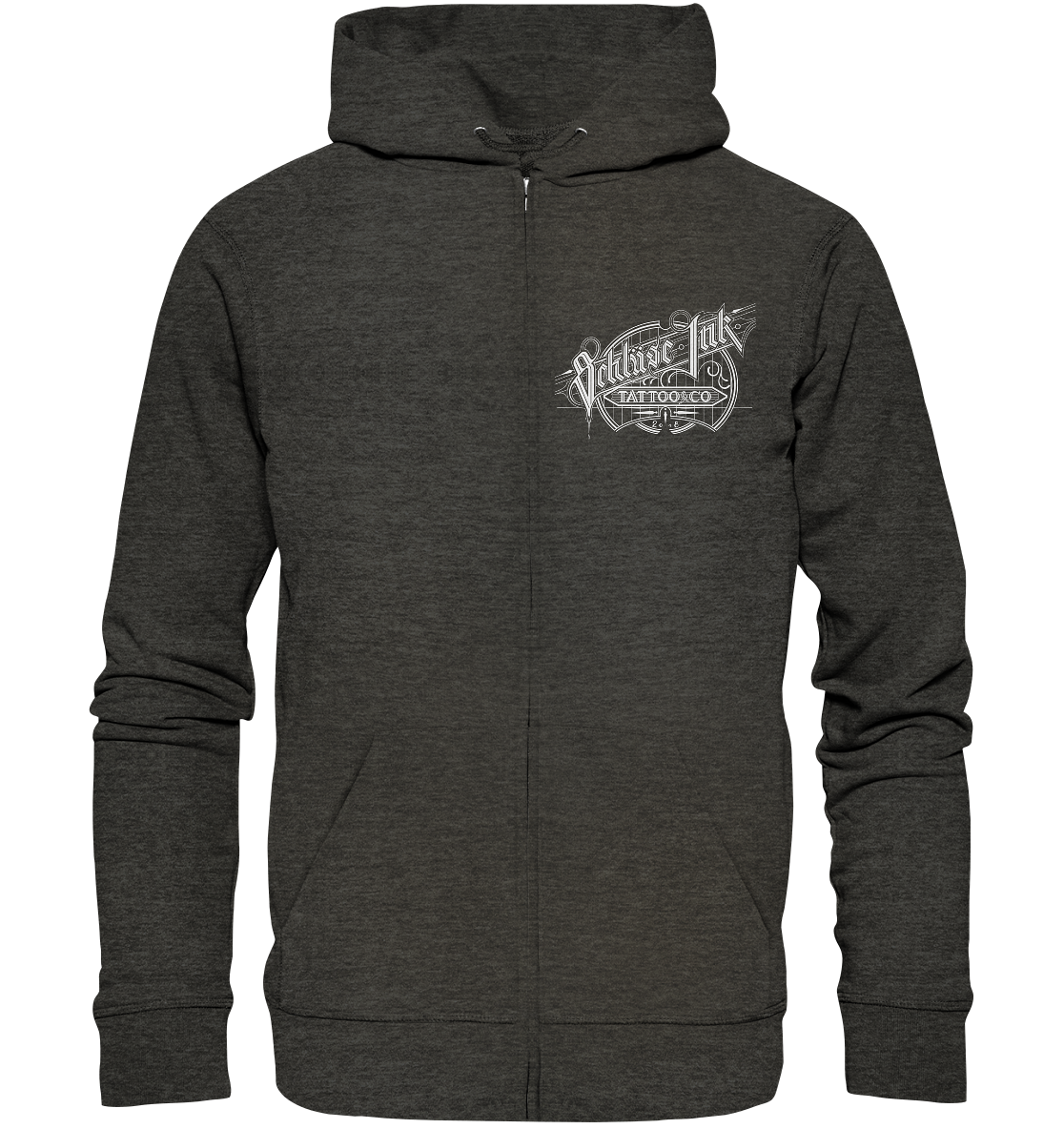 Schlüse-Ink ® Brand New Skull - Organic Zipper