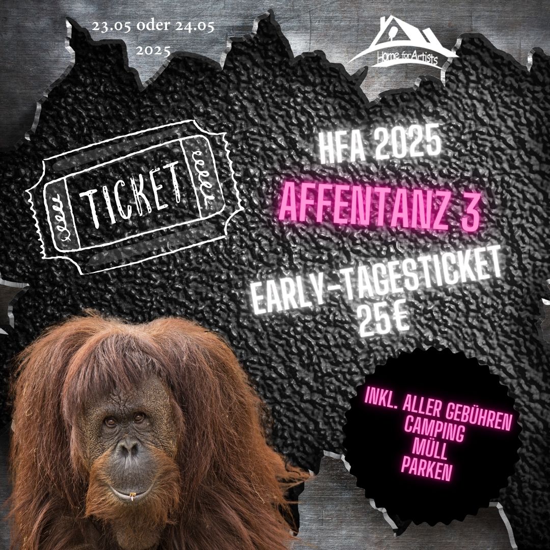 HFA2025 - Affentanz 3 - Early Affen Tagesticket