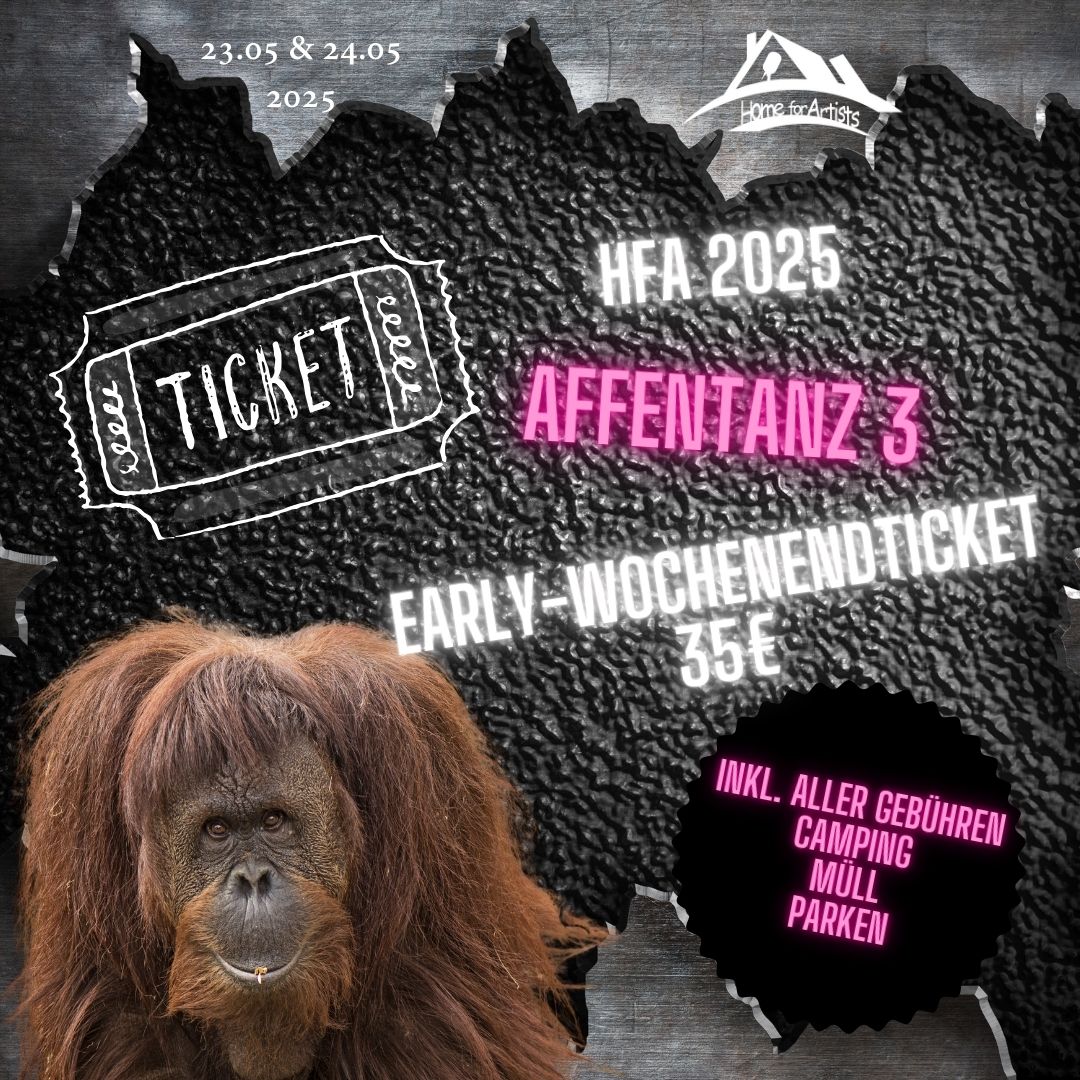 HFA2025 - Affentanz 3 - Early Affen Wochenendticket