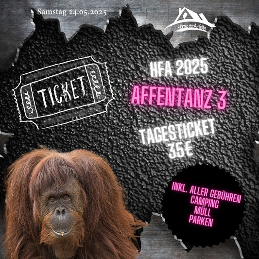 HFA2025 - Affentanz 3 - Tagesticket Samstag