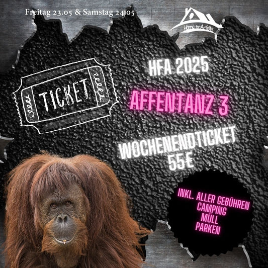 HFA2025 - Affentanz 3 - Wochenendticket Fr & Sa