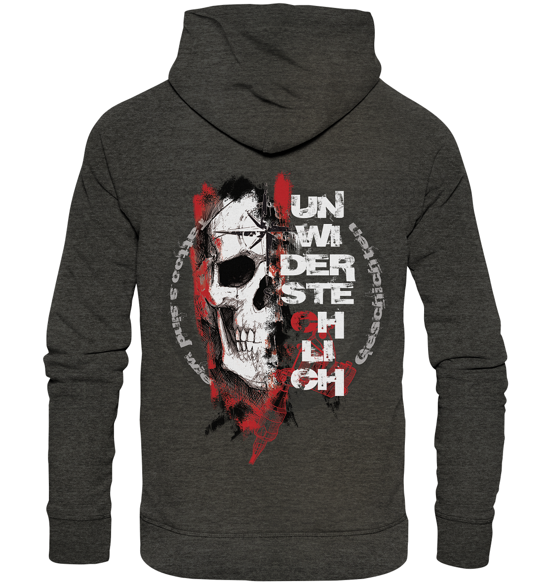 Schlüse-Ink ® Brand New Skull - Organic Basic Hoodie