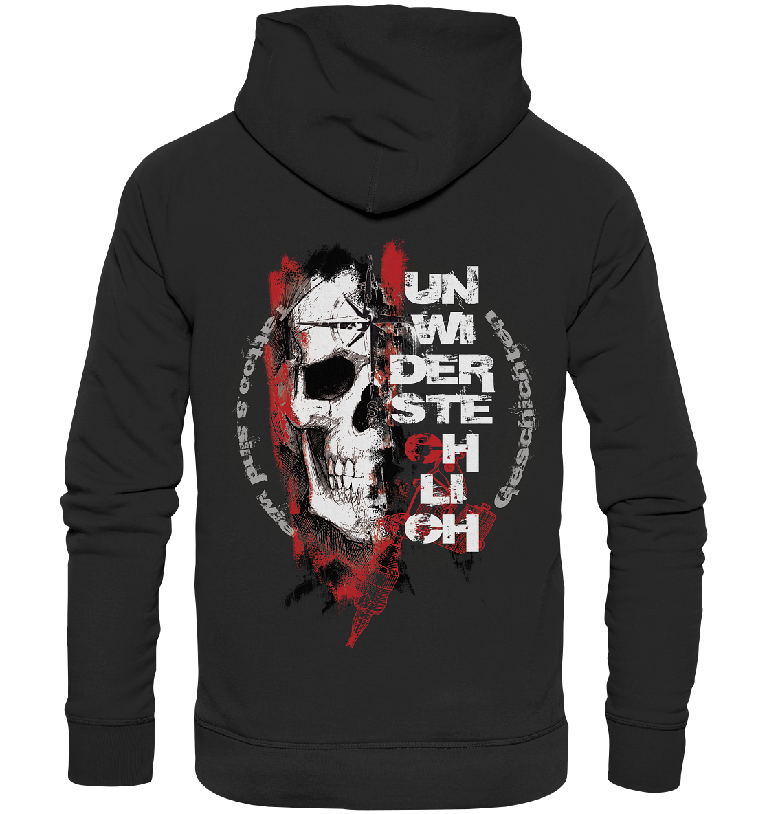 Schlüse-Ink ® Brand New Skull - Organic Basic Hoodie