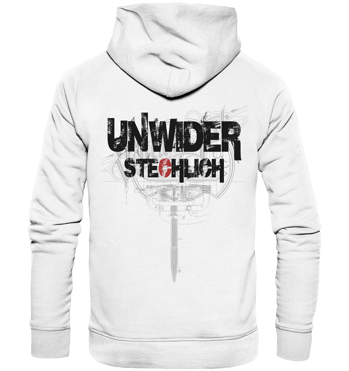 Schlüse-Ink® Unwiderstechlich - Organic Basic Hoodie hell