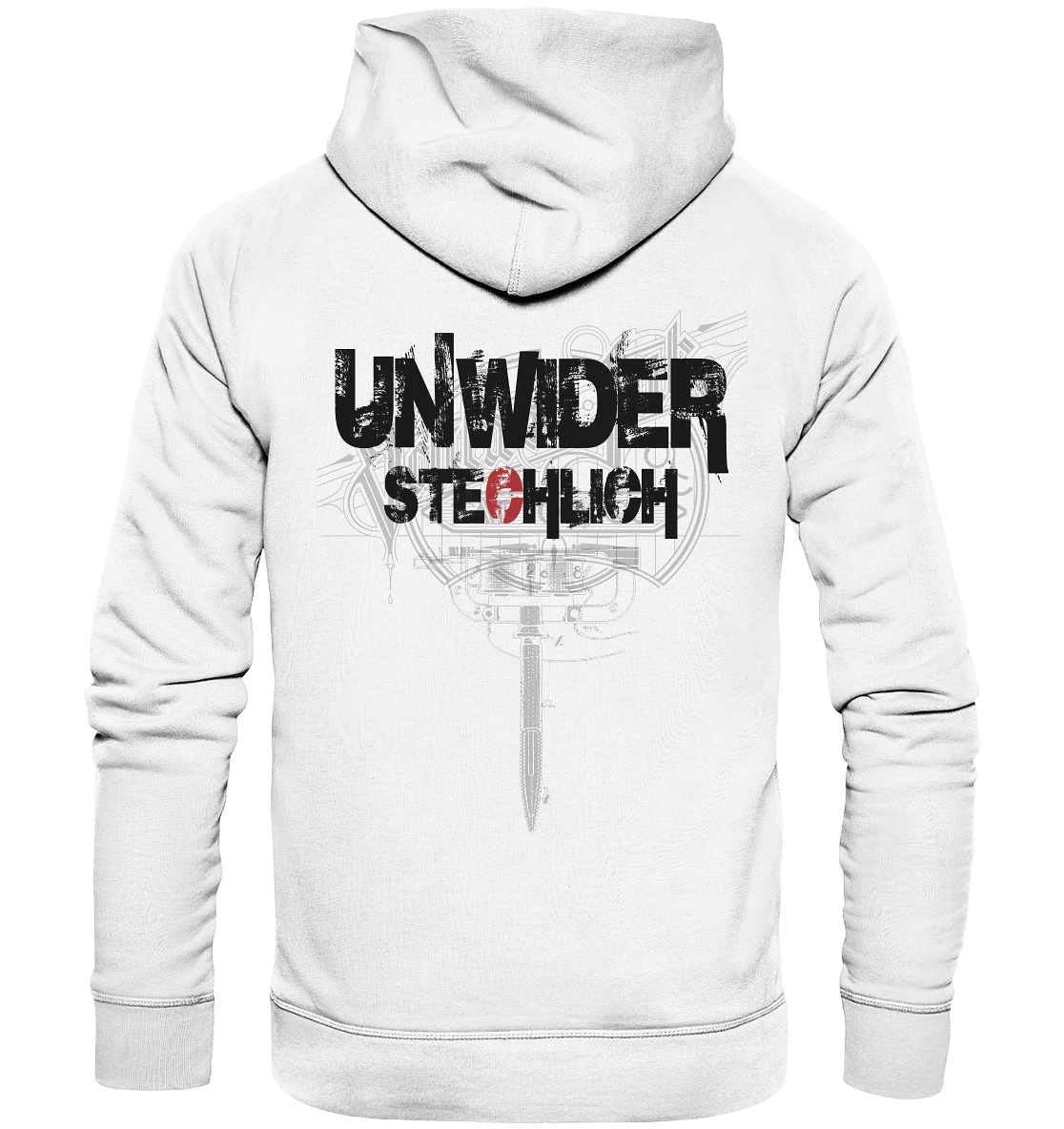 Schlüse-Ink® Unwiderstechlich - Organic Hoodie hell