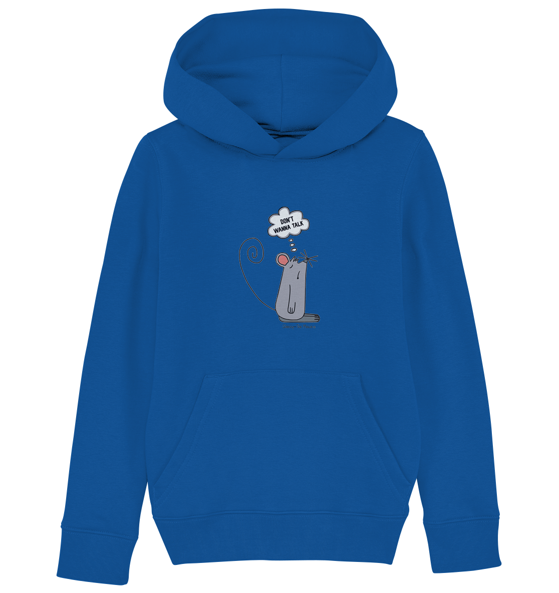 Cheesy -The Mouse® Don´t wanna talk - Kids Organic Hoodie