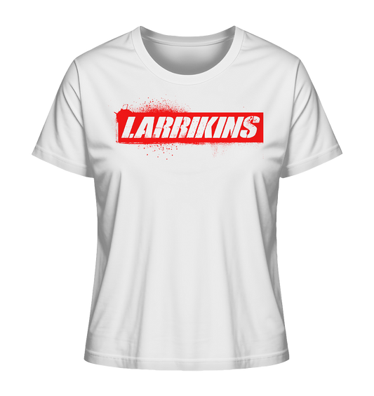 Larrikins Red Stencil - Ladies Organic Shirt