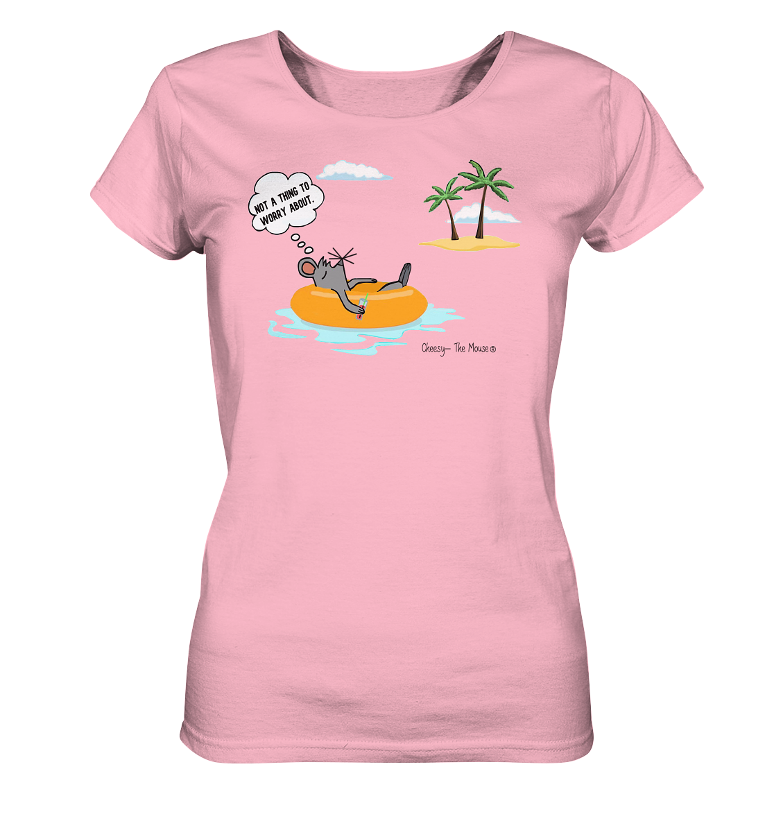 Cheesy -The Mouse® - Am Meer - Ladies Organic Shirt