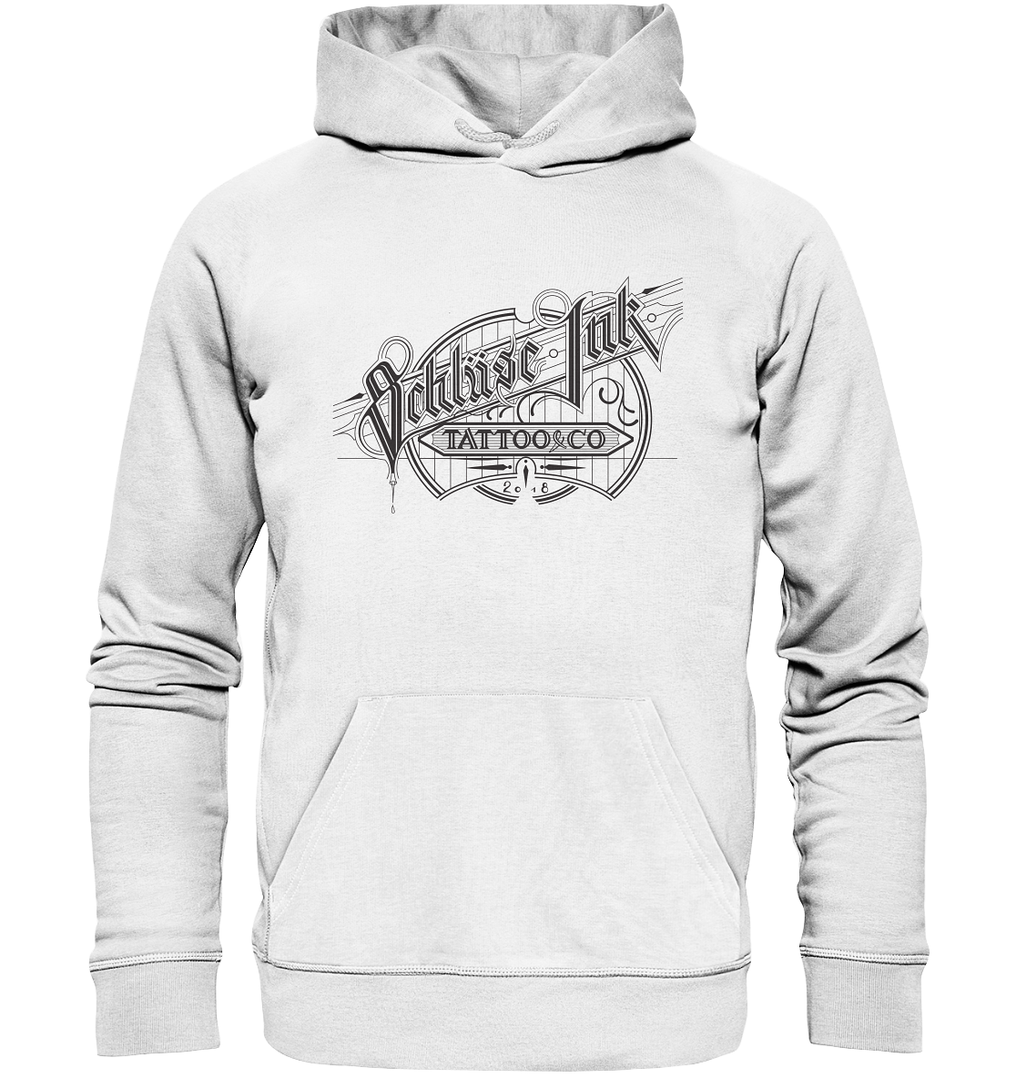 Schlüse-Ink® Unwiderstechlich - Organic Basic Hoodie hell