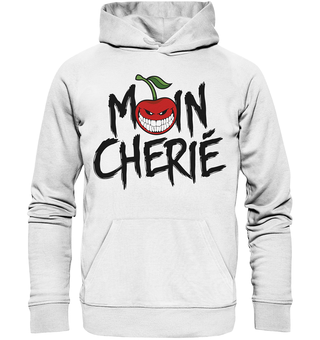 Moin Cherié - Logo schwarz - Organic Hoodie