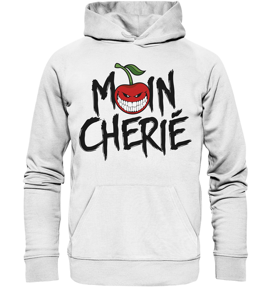 Moin Cherié - Logo schwarz - Organic Hoodie