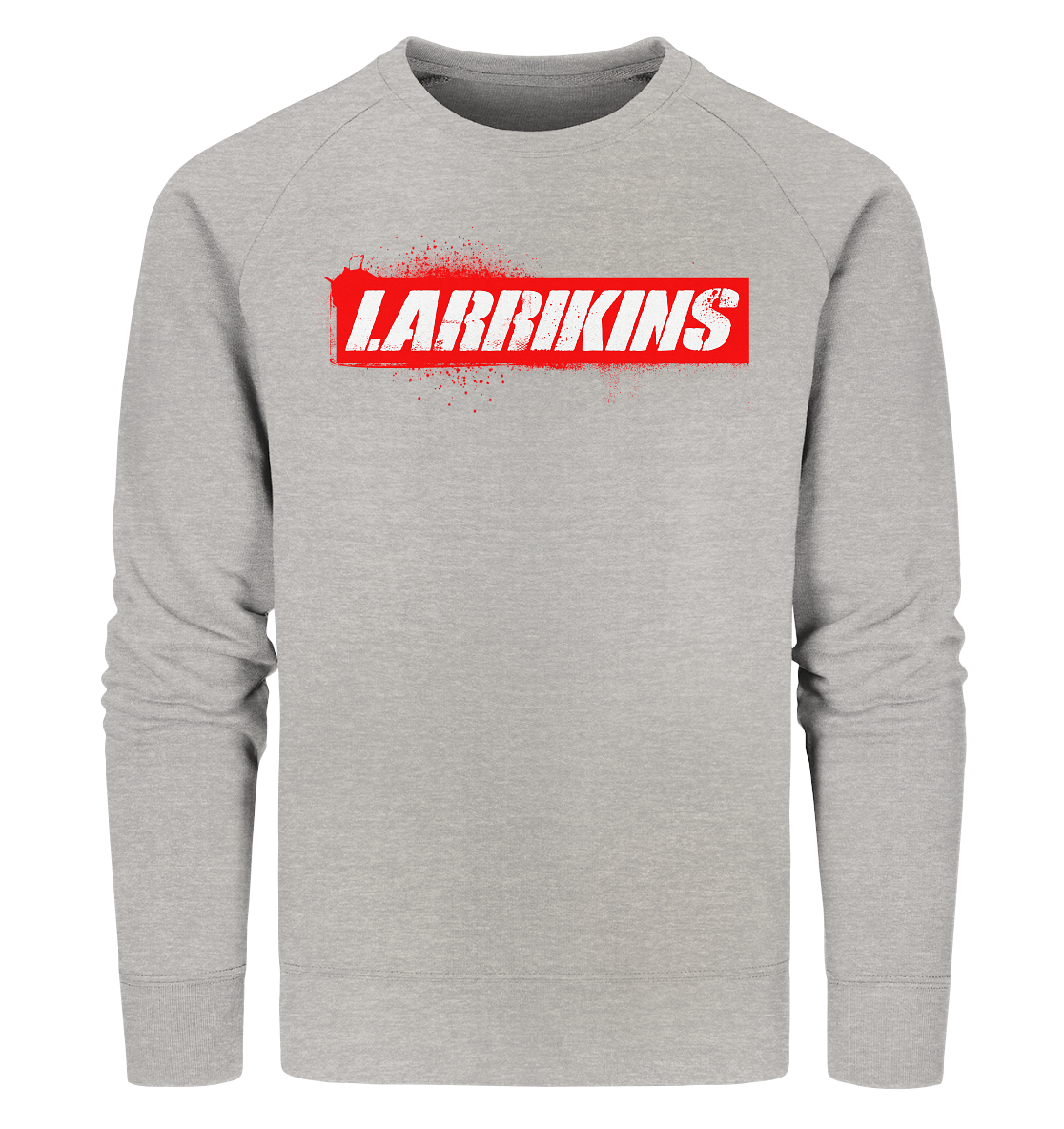 Larrikins Red Stencil - Organic Sweatshirt
