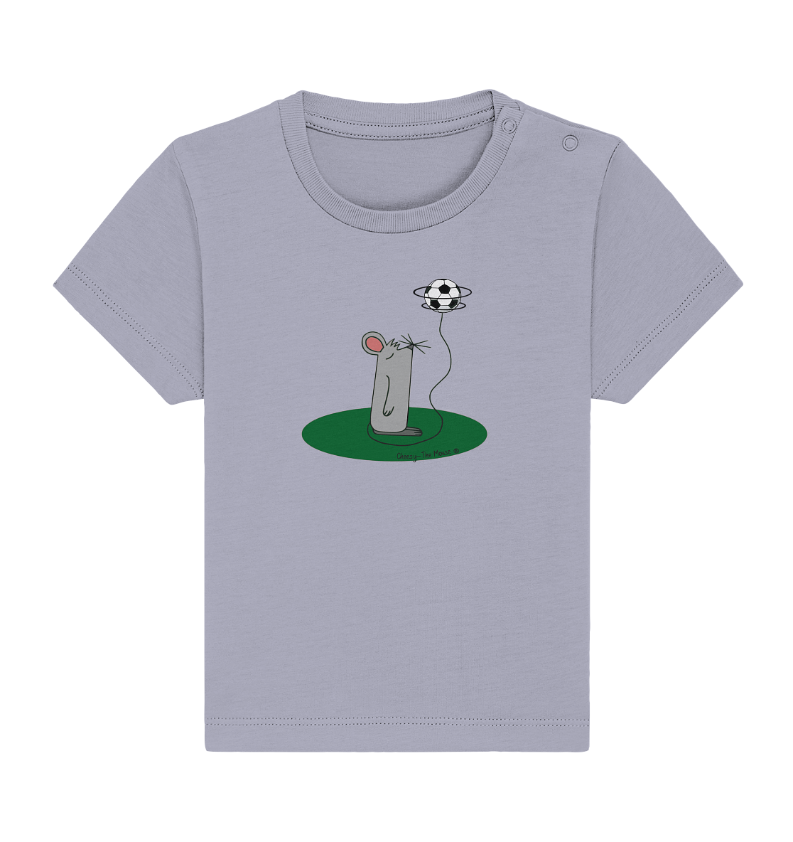 Cheesy -The Mouse® im Fußballfieber - Baby Organic Shirt