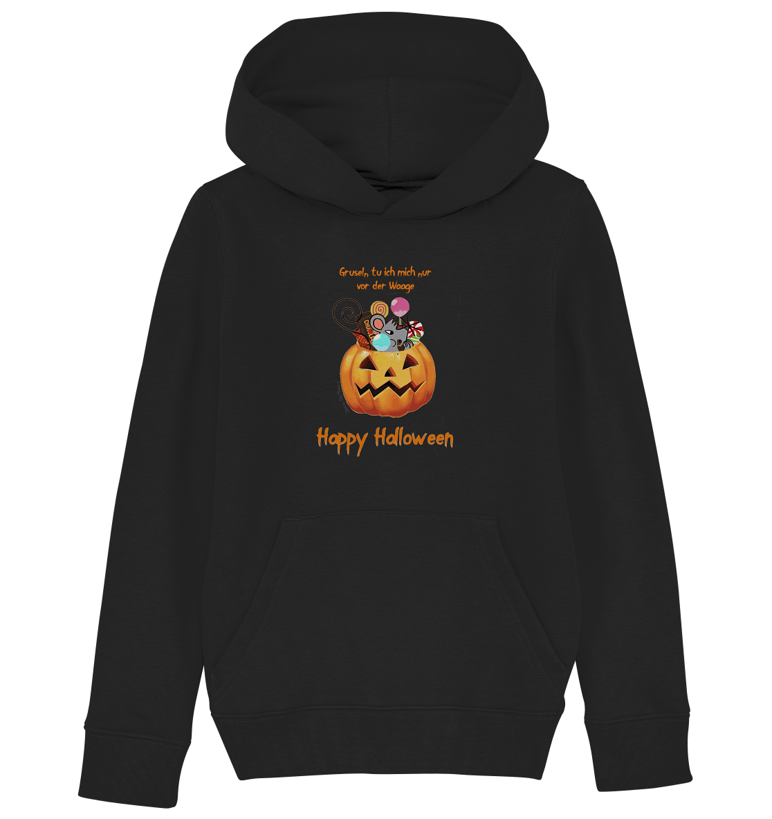 Cheesy -The Mouse® Happy Halloween - Kids Organic Hoodie