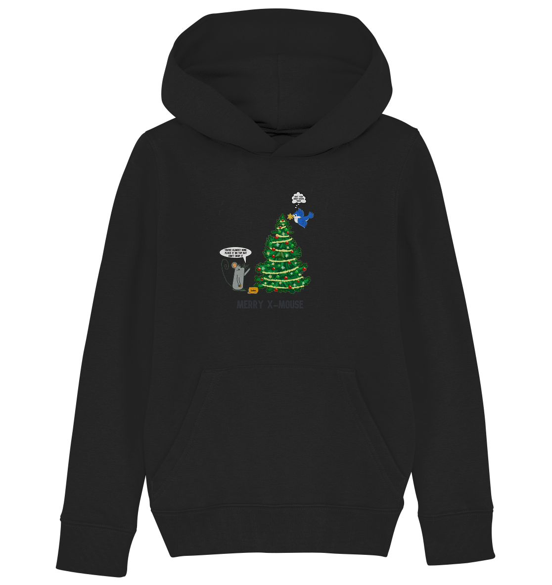 Cheesy -The Mouse® Merry X-Mouse - Kids Organic Hoodie