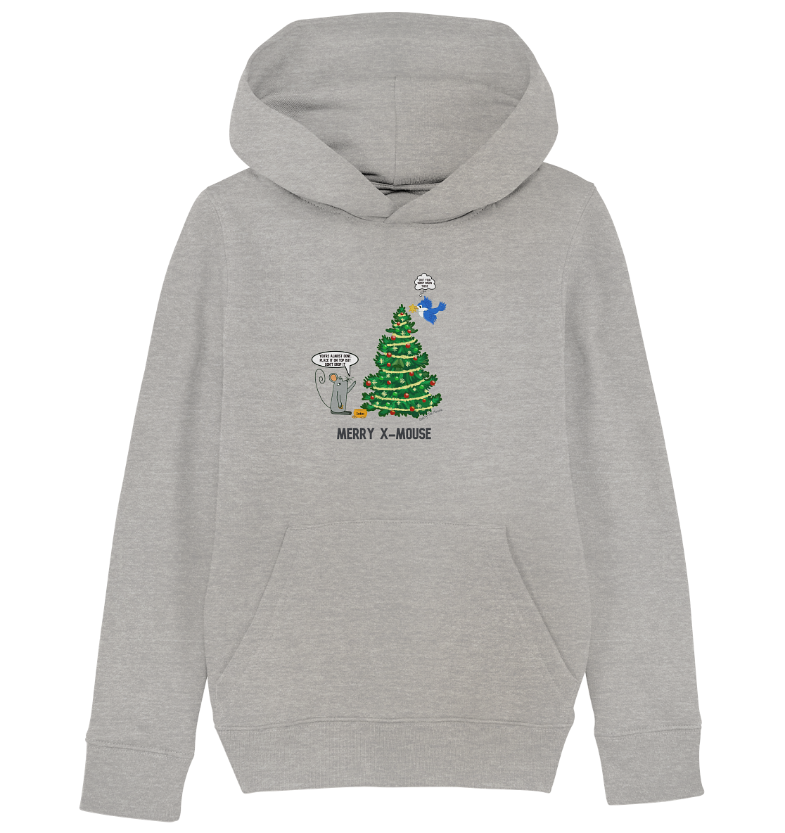 Cheesy -The Mouse® Merry X-Mouse - Kids Organic Hoodie
