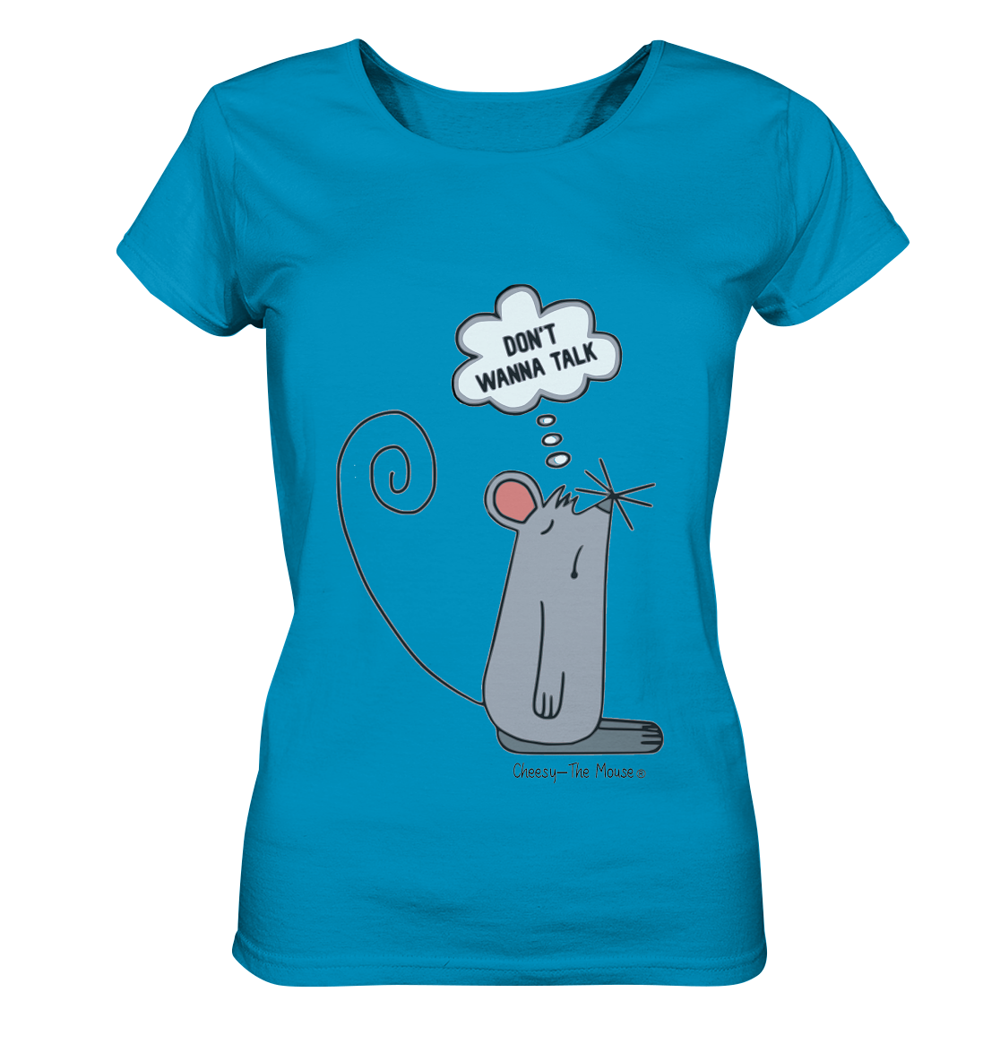 Cheesy The Mouse - Ladies Organic Shirt
