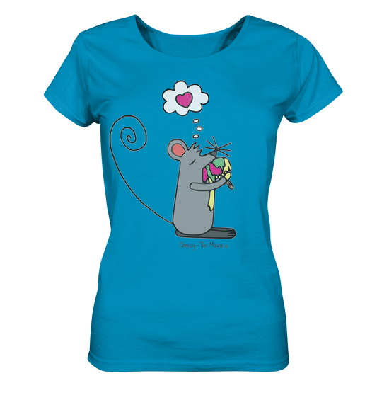 Cheesy The Mouse Ice - Ladies Organic Shirt