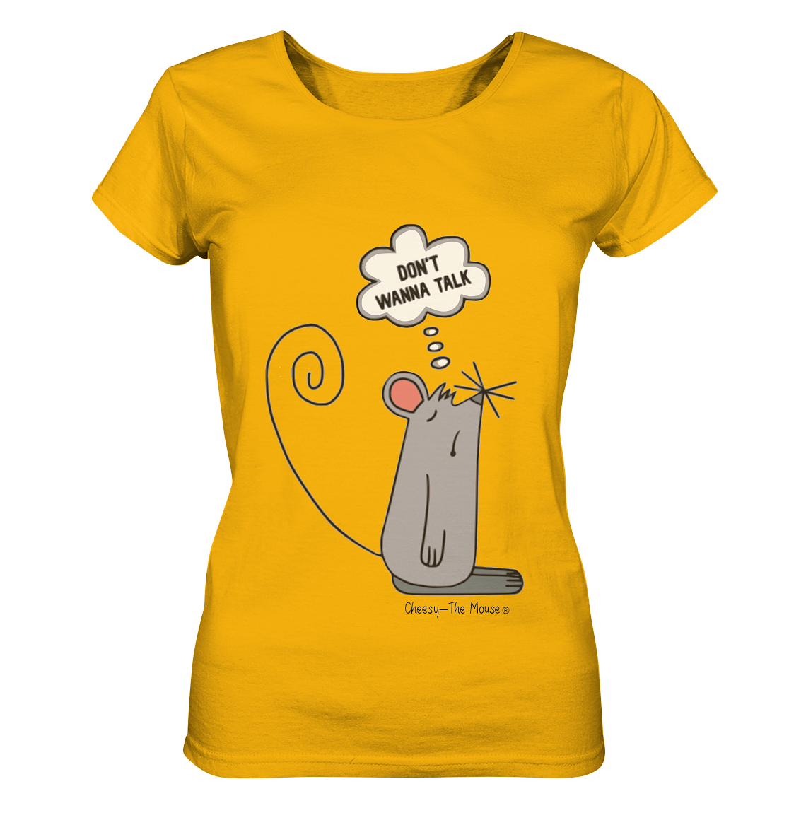 Cheesy The Mouse - Ladies Organic Shirt