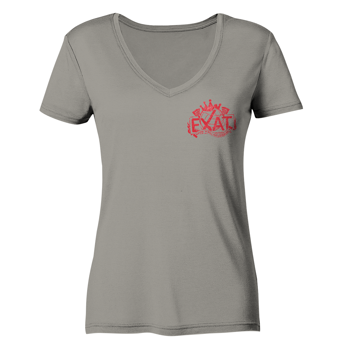 EXAT - Logo - Ladies V-Neck Shirt