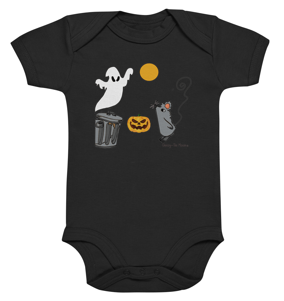 Cheesy -The Mouse® Halloween Midnight Meeting - Organic Baby Bodysuite