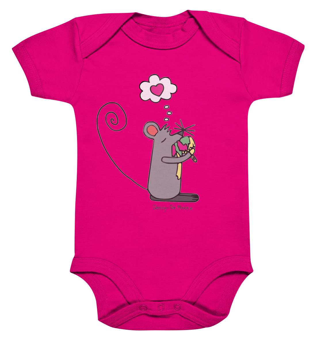 Cheesy -The Mouse® - Organic Baby Bodysuite