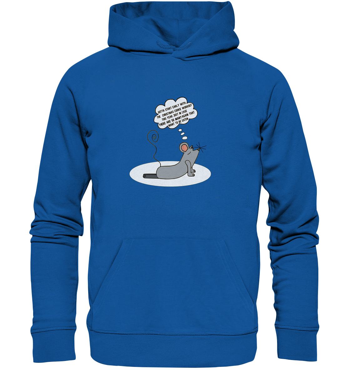 Cheesy -The Mouse® Workout before Christmas  - Organic Basic Hoodie