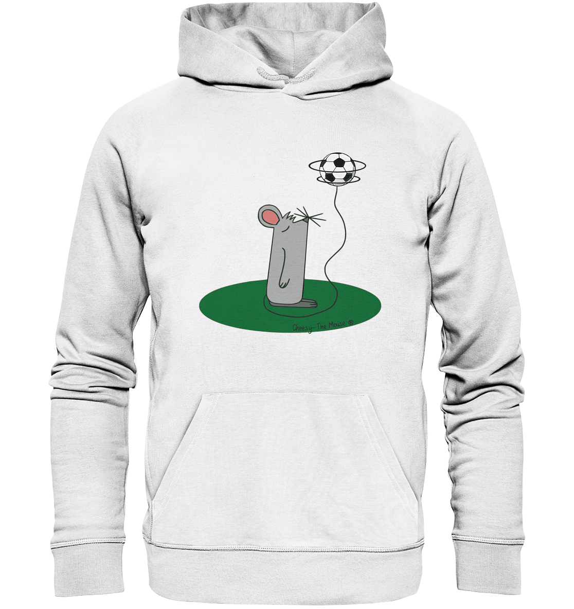 Cheesy -The Mouse® im Fußballfieber - Organic Basic Hoodie