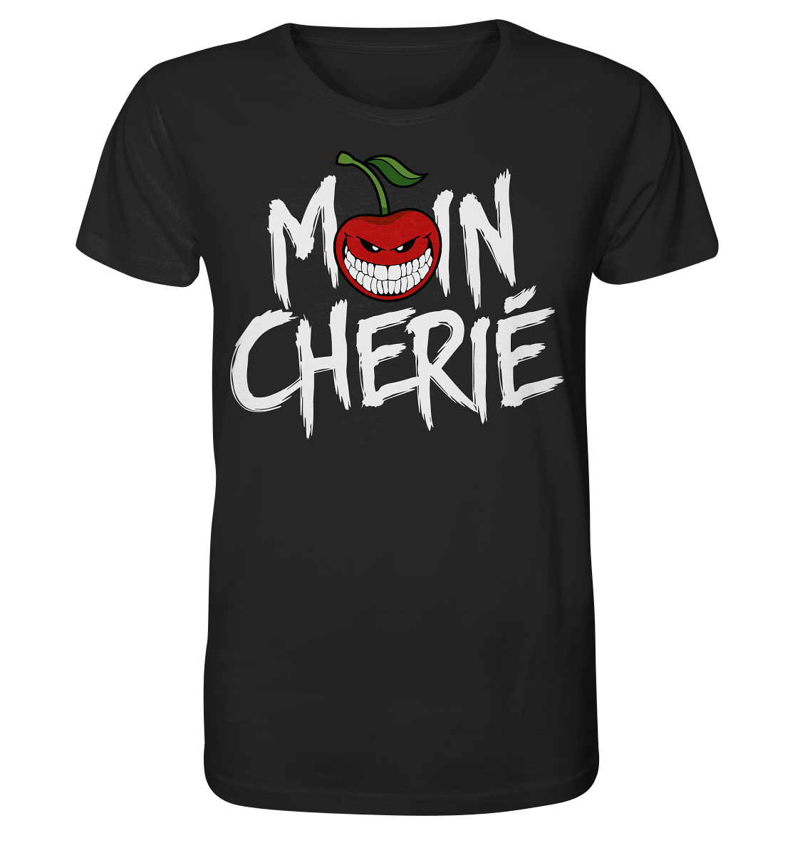 Moin Cherié - Logo Weiß - Organic Shirt