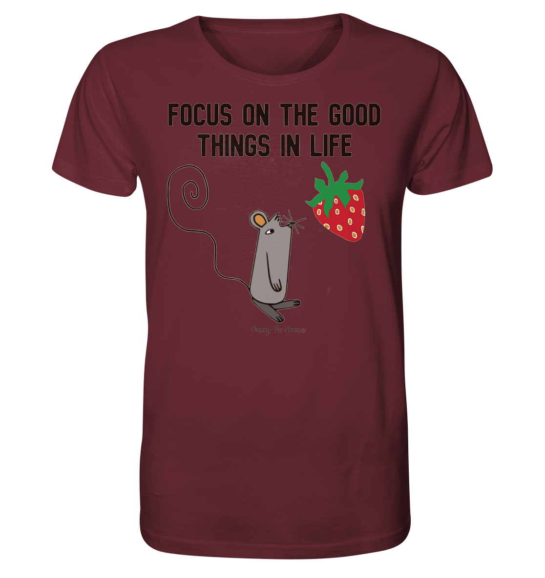 Cheesy -The Mouse® Focus on good things in life - Organic Shirt