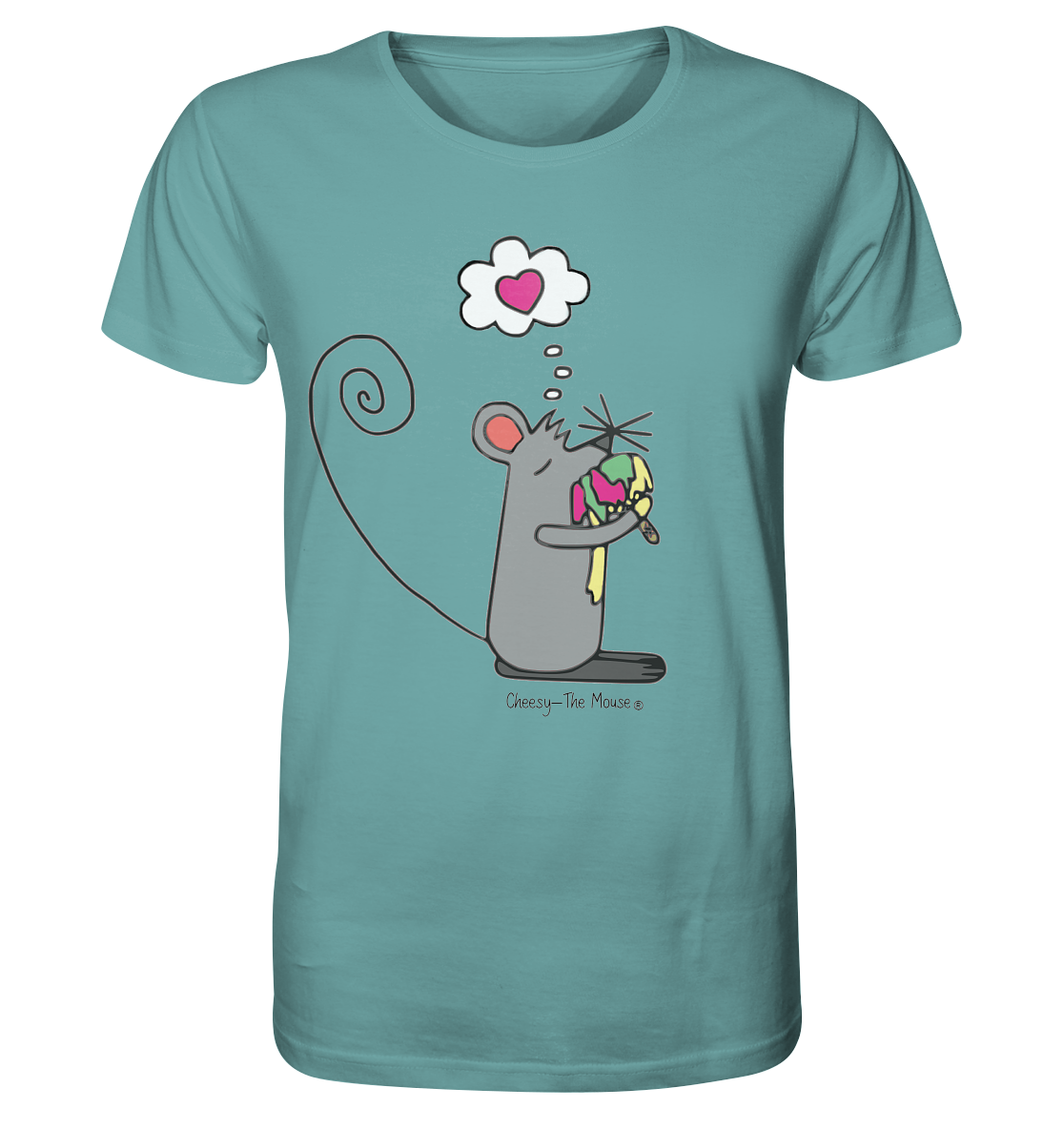 Cheesy The Mouse Ice - Organic Shirt