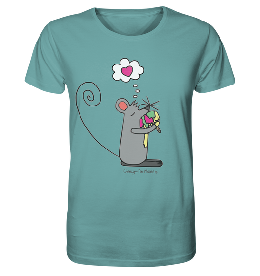 Cheesy The Mouse Ice - Organic Shirt
