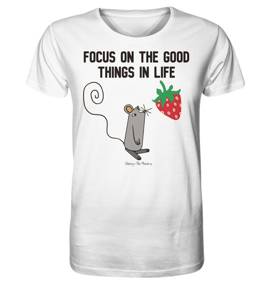 Cheesy -The Mouse® Focus on good things in life - Organic Shirt