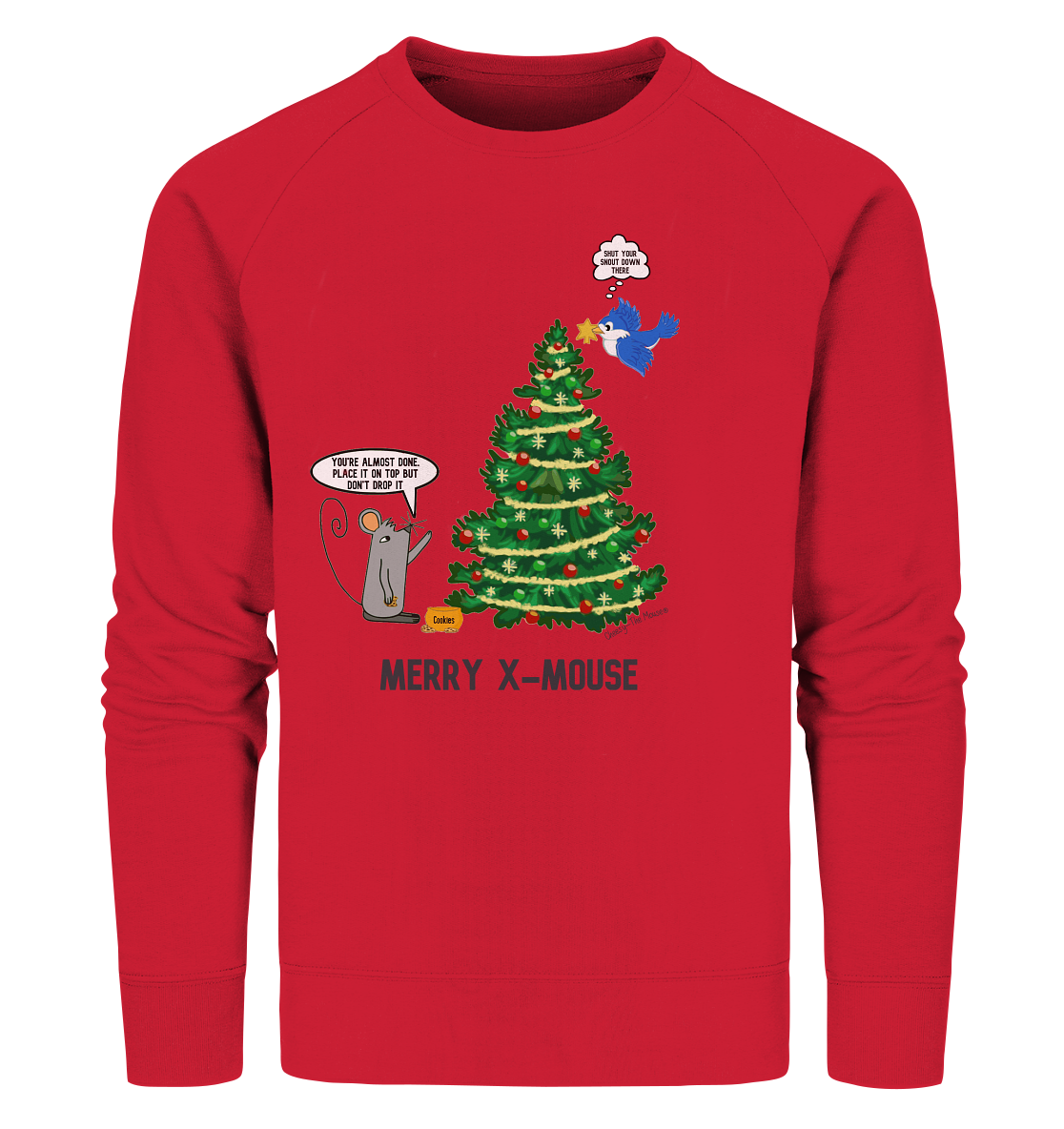 Cheesy -The Mouse® Merry X-Mouse - Organic Sweatshirt