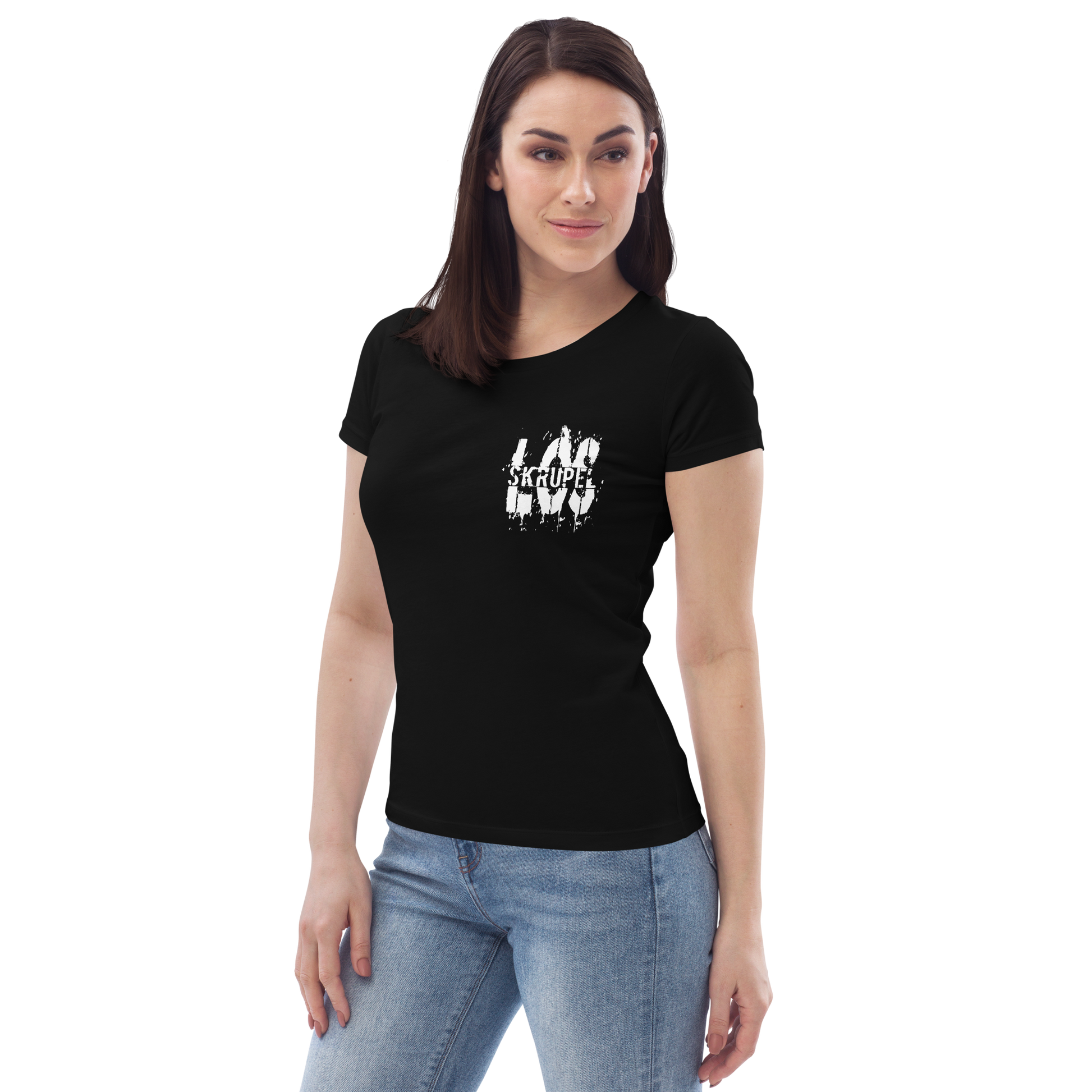 Skrupellos Enganliegendes Öko-T-Shirt für Damen – Shirt for All